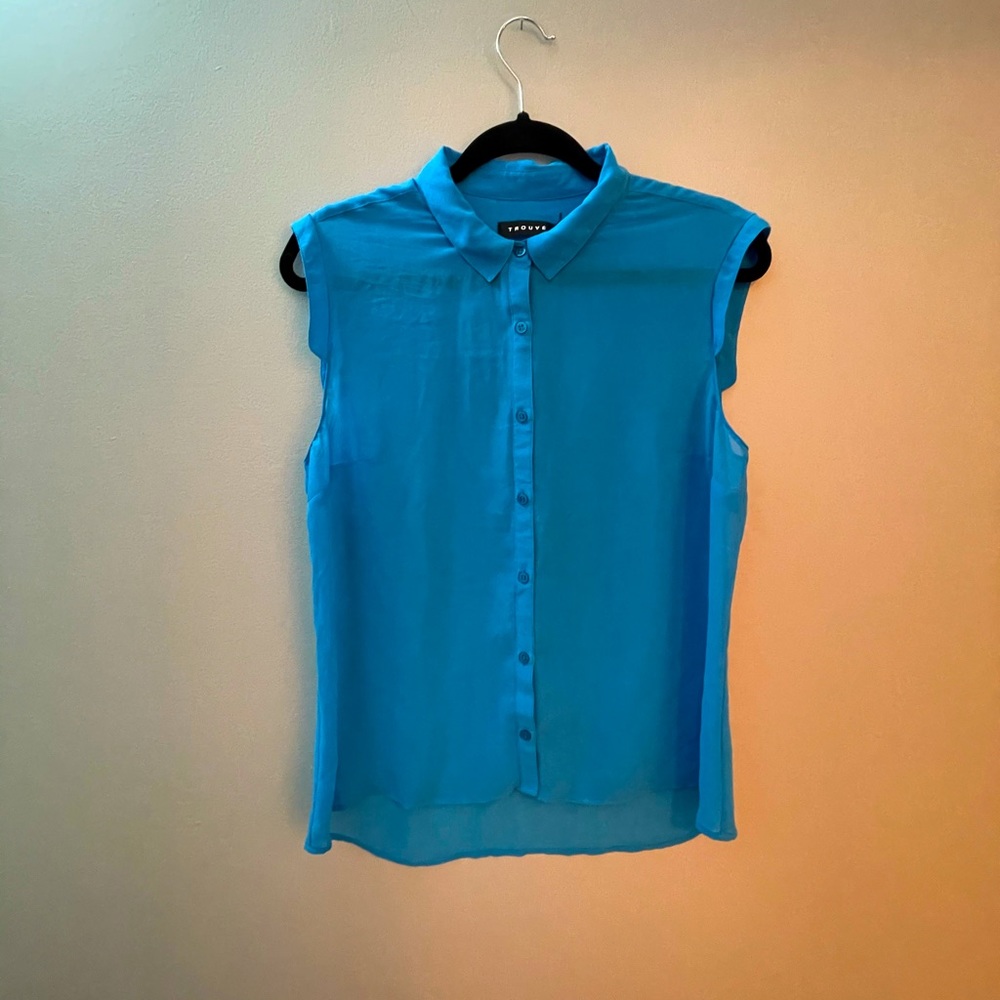 Beautiful Blue Lightweight Blouse